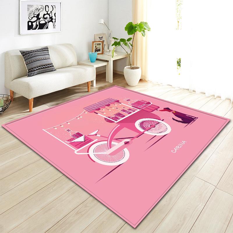 Simple Painting Living Room Carpet Bedroom Dining Room Floor Mat