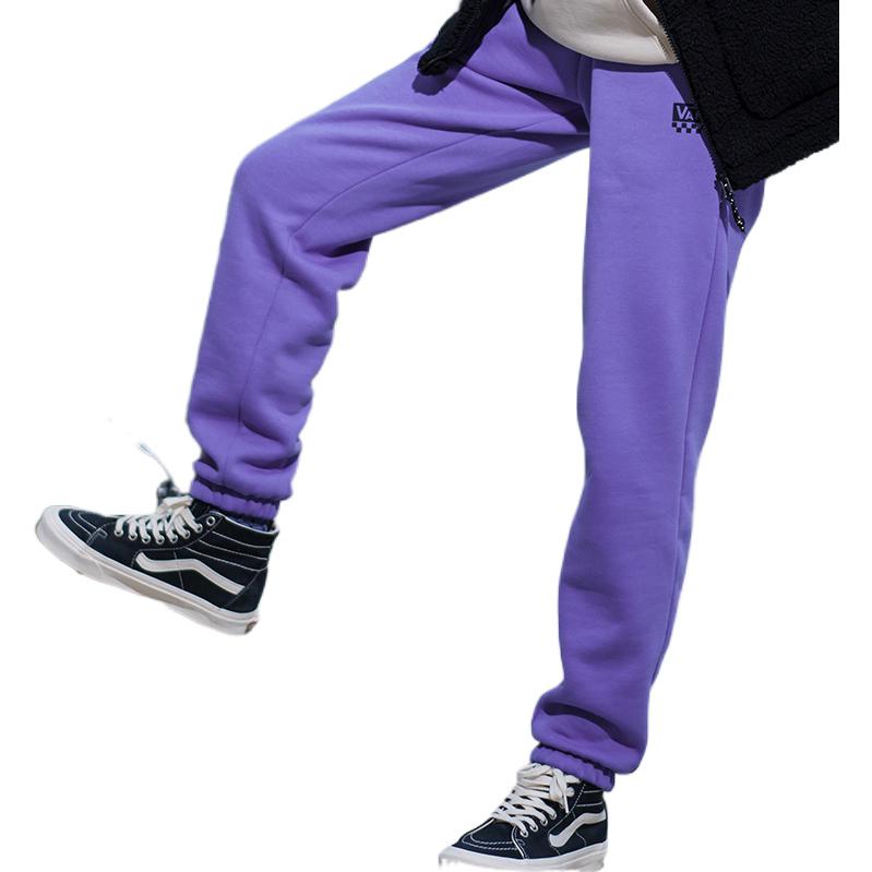 Vans Knitted Sweatpants Unisex Periwinkle Purple Moderate Cuffed Pants VN000912BT2