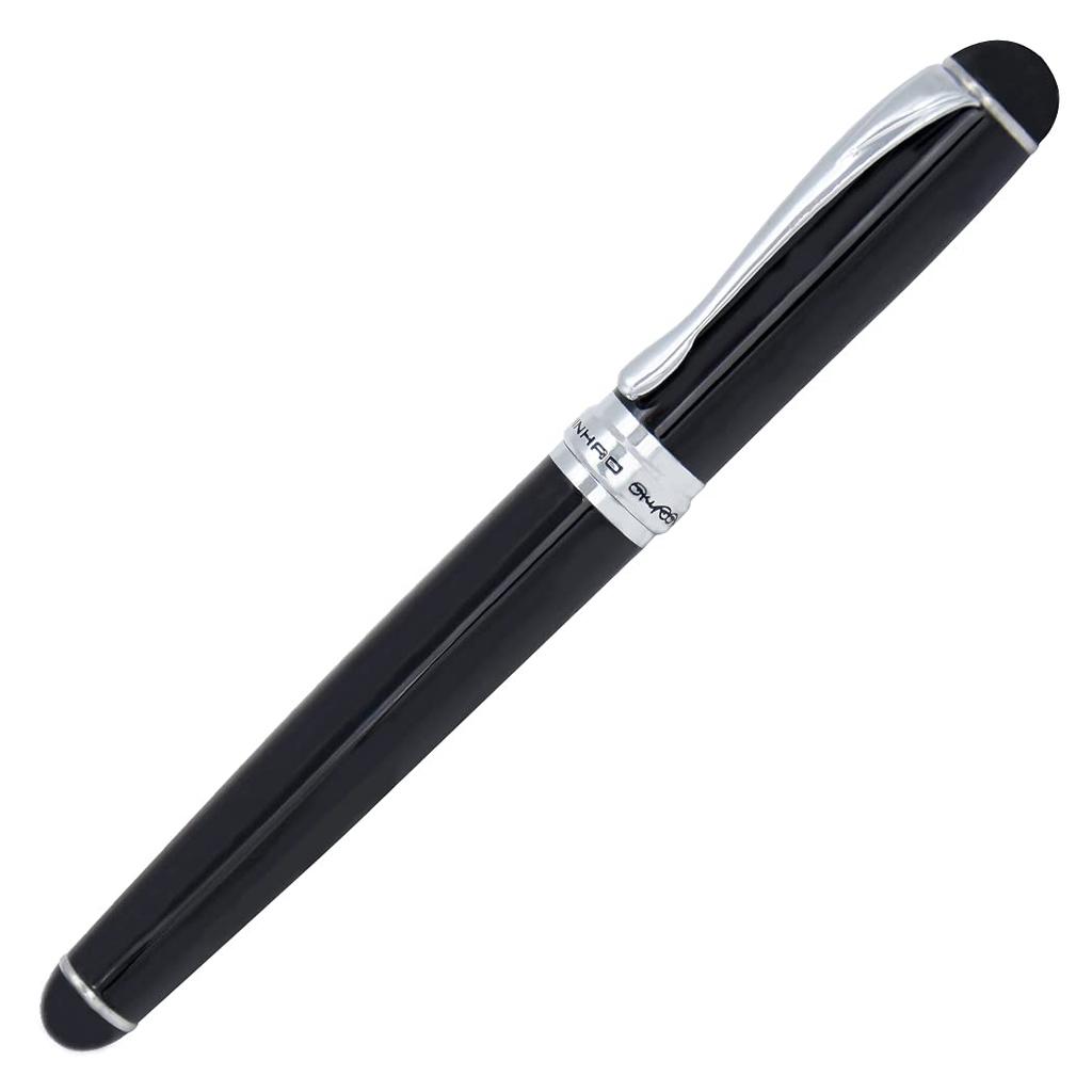 Gullor 18KGP Fountain Pen 750 Black with Elegent Art Nib [Used]