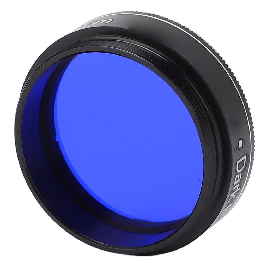 Telescope Eyepiece Filter Dark Blue Optical Glass Telescope Eyepiece Planetary Filter for 1.25in Telescope Eyepiece