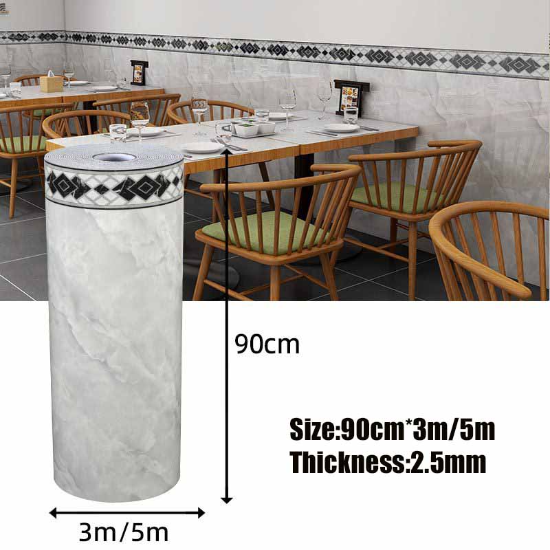 2,5 mm silný samolepicí mramorový a obkladový nástěnný panel Vodotěsná PVC tapeta DIY Nástěnná krytina Obložení Renovace Nástěnná dekorace