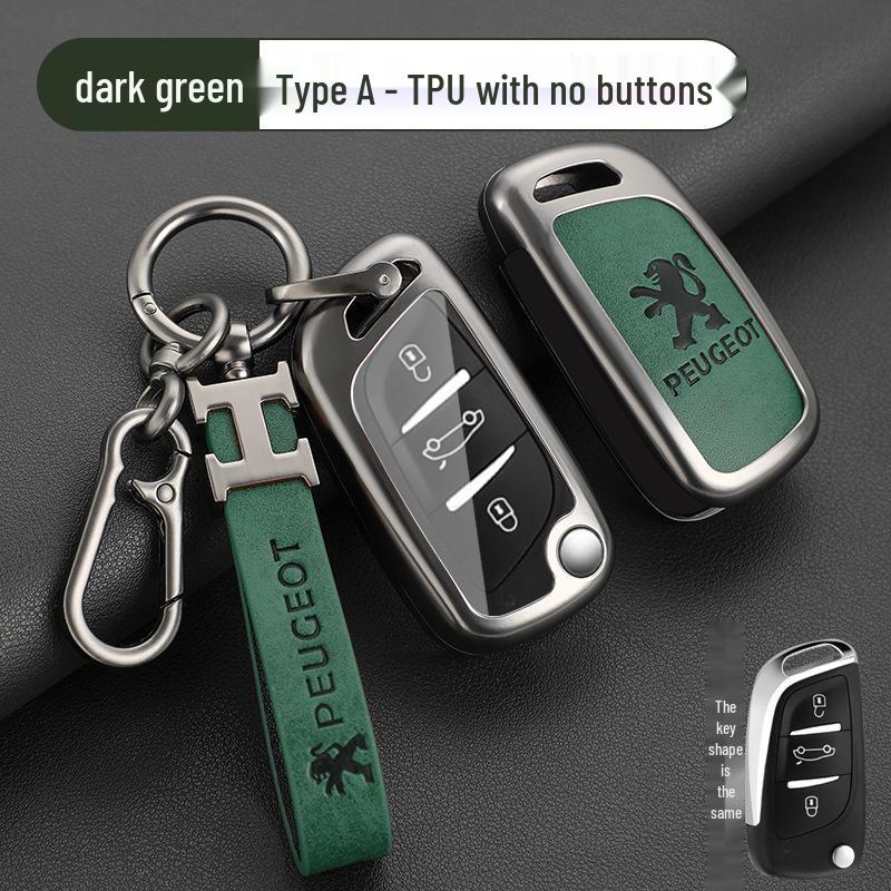 Zinc Alloy Key Cover for Dongfeng Peugeot: Fits 308, 301, 408X, 308S, 3008, 2008, 508 Models