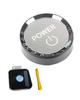 Easy Unimbi Engine Start Button Cover Enhance Your Unique Interior with This Interior Accessory Installation Crystal-Look - Car's Crystal-look (Power