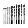High Speed Masonry Drill Bits Triangular Shank Drill Set For Ceramic Glass Porcelain Wood With U Grooves Chip Removal