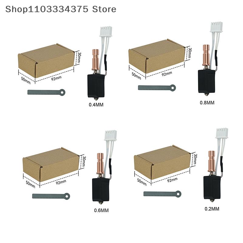Kobra S1 Upgraded Hardened Steel Ceramic Hot End Kit S1C 3D Printer 24V 48W 200K Rapid Heating 300℃ Hotend Ceramic