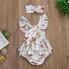 Oblečení pro novorozenou holčičku Dupačky Bez rukávů Měkké Prodyšné Neblednoucí Kojenecká kombinéza Kreslená Kojenecké body Kombinéza