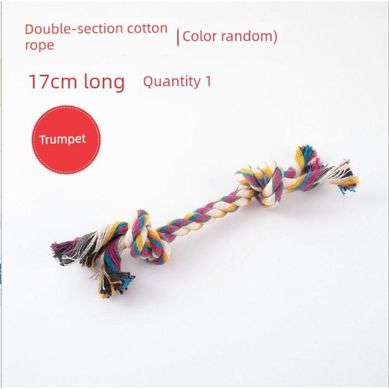 

Куриная ножка Self-Hi Тедди Бишон Корги Маленькая собака Double-section cotton rope