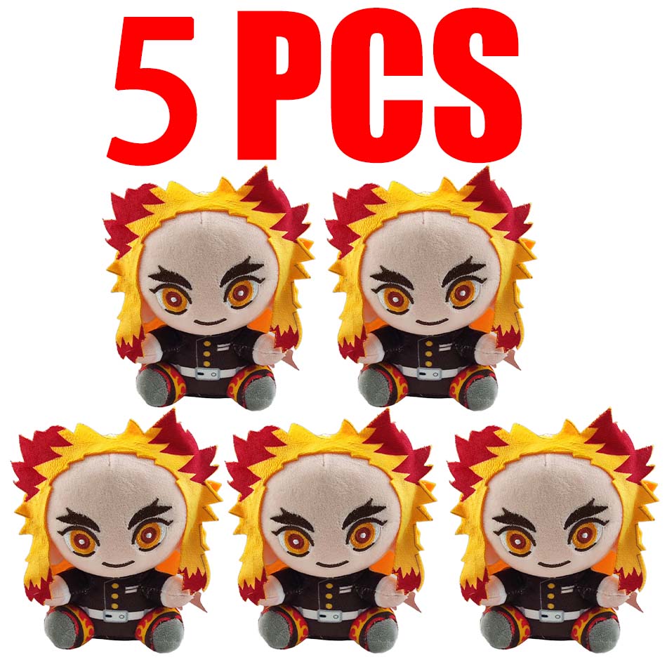 Demon Slayer Plush Stuffed Toys Tsugikuni Yoriichi Tsugikuni Michikatsu Akaza Anime Cartoon Figure Doll Children'S Birthday Gift