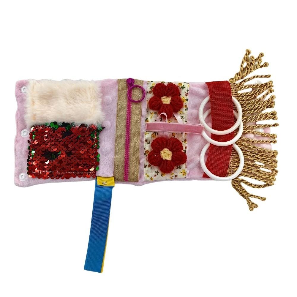 Skin-friendly Fidget Pillow Sleeve Multi-sensory Stimulation Fidget Blanket Perception Training