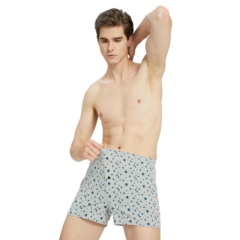 BXMAN Men's Pure Cotton Loose-Fit Boxer Shorts