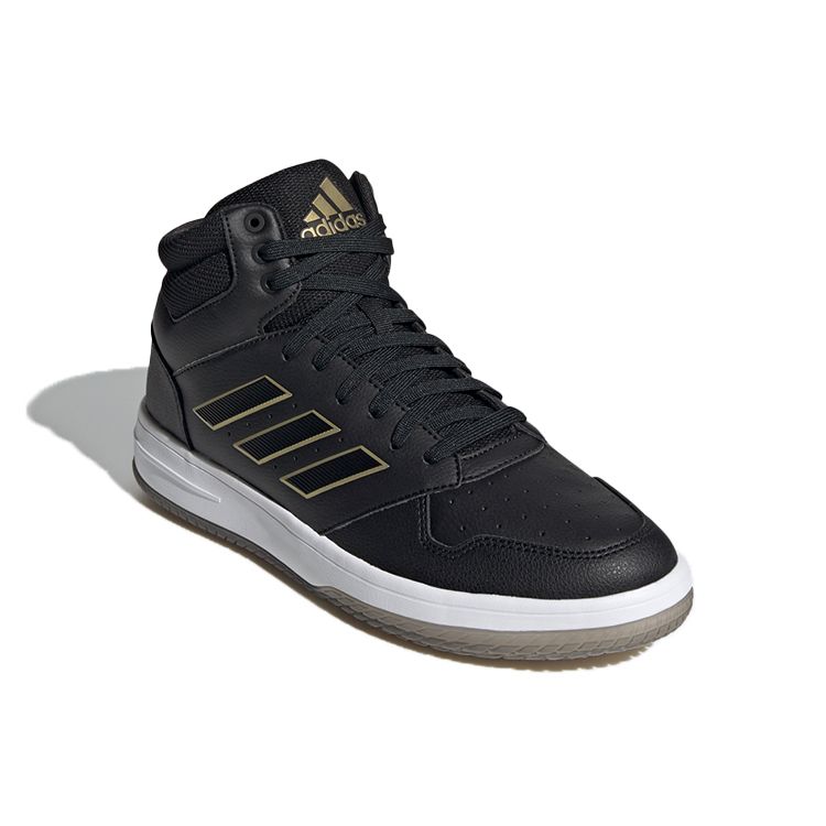 Adidas Neo Gametalker Synthetic Leather Casual Versatile Shock Absorption Non-Slip Wear-Resistant Mid-Top Retro Basketball Shoes Men Sneakers FZ3677