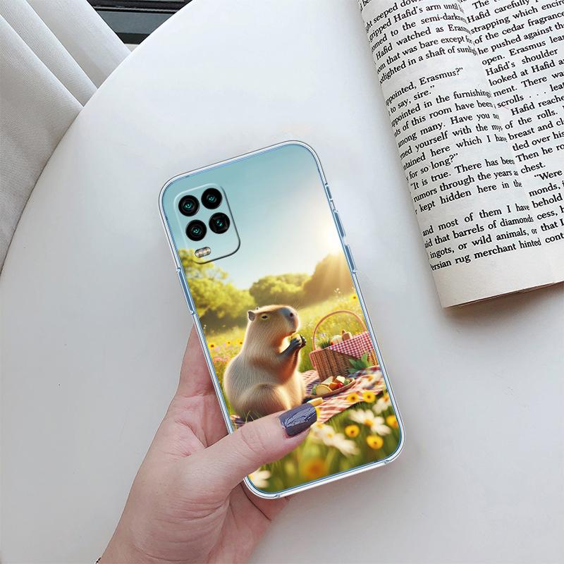 

Cute Capybara Art Transparent Phone Case for Motorola Moto G7 G8 G9 G84 G85 G73 G24 G15 Z2 Play Power Plus Motorola Moto G24