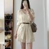 Women's Summer Fashion Suit: Sun Protection Shirt & Wide-Leg Shorts Set