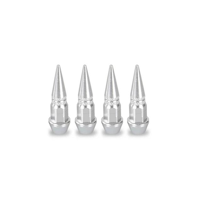 

4Pcs Bullet Valve Caps Car Motorcycle Wheel Tire Valve Caps Dustproof Cover 45/60mm Spiked Valve Caps Auto Exterior Accessories