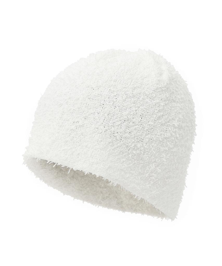Eondeokeonteulolseutyudio Summer Boucle Beanie Fuzzy Beanie / Cool Boucle / White
