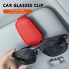 SEAMETAL Auto Brillenhalter Brillen Aufbewahrungsclip Auto Innenraum Organizer Zubehör Auto Sonnenbrillenhalter