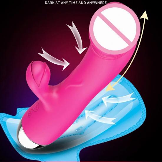 Weiblicher Automatischer Wärmender G-Punkt Vibrator Weiches Silikagel Kitoris Stimulierendes Frauen Masturbationsgerät Erwachsener Spaß Sex