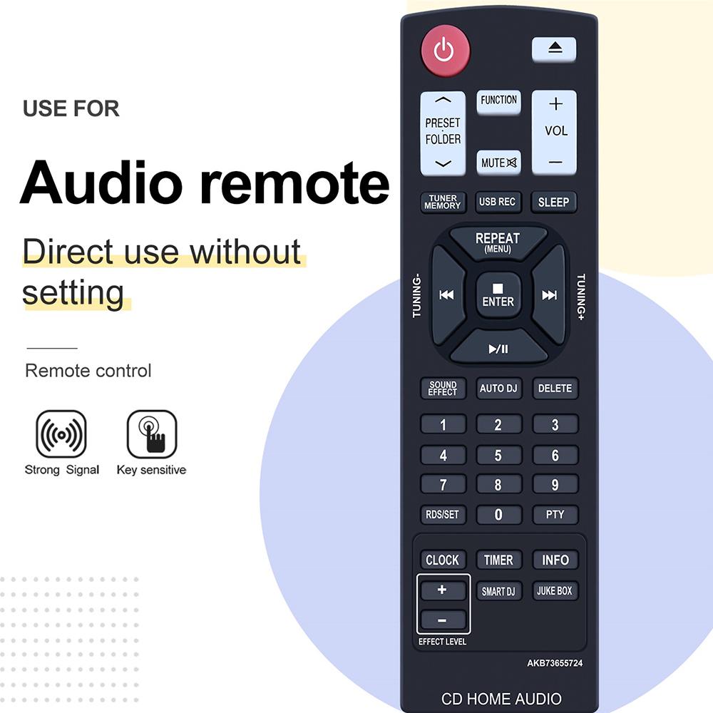 AKB73655724 For 10m Range Infrared Remote Controller Ergonomic Remote Control For LG Home Theater Amplifier and Player