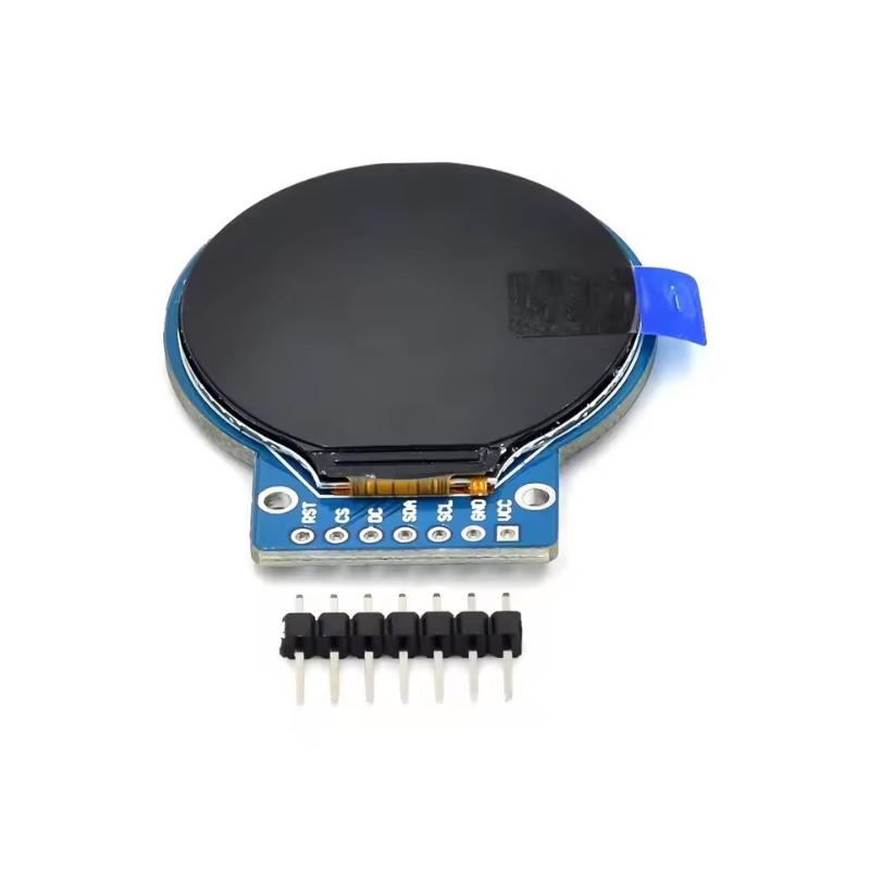 1.28 Inch 4 Wire SPI Interface TFT LCD Module Color Round Screen Display Adapter PCB Board RGB 240*240 GC9A01 Drive