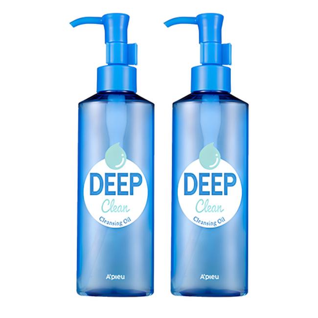A'PIEU Deep Clean Cleansing Oil 160ml 2pcs