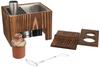 Yamako Yakisugi Tofu Set (for One Person) *Includes Tofu Scoop, Soup Bowl, and Tofu Tray, Approximately 19.2 X 14.8 X H16.7 Cm