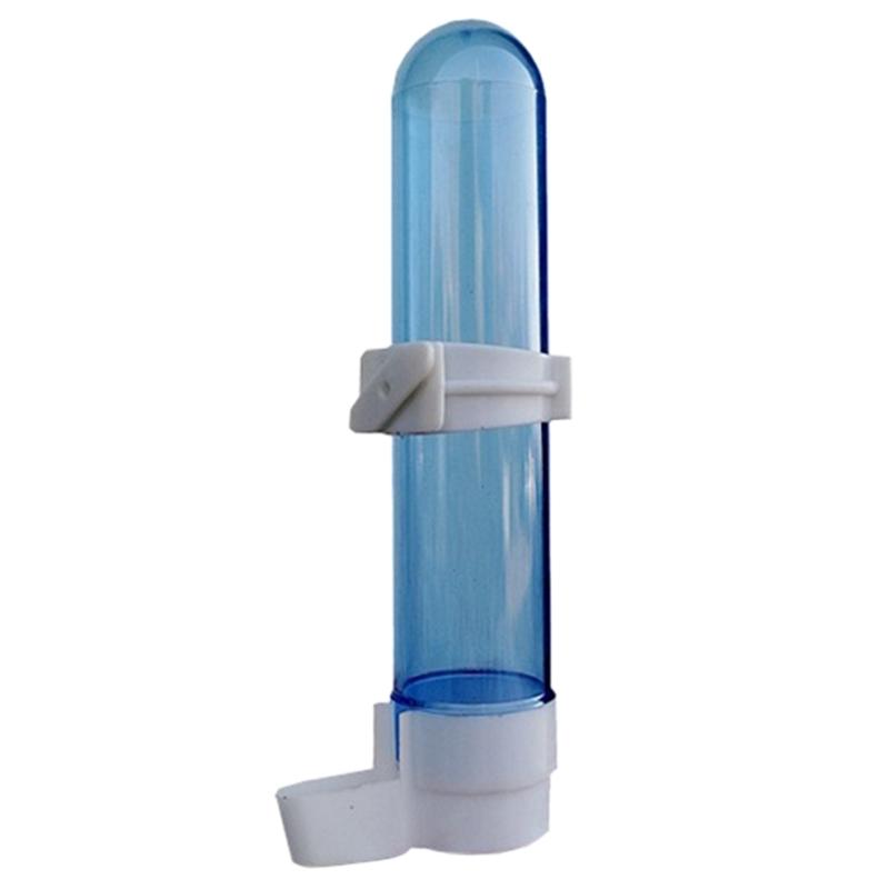 Pet Bird Plastic Auto Feeder Parrot Cockatiel Feeding Water Drinker Cup Bowl Dispenser Cage Supplies белый