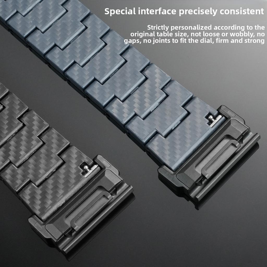 Plastic Carbon Fiber Pattern Strap For Garmin Fenix 8 7x 5 6x Forerunner 955 965 Epix Pro Tactix 8 Smart Watch Band Men 22 26mm