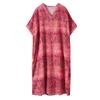 Manica corta Plus size vintage floreale nuovo in abiti per le donne casual larghi maxi lungo abito estivo