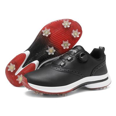 Men's Breathable Non-Slip Golf Shoes with Rotary Buckle for Spring/Summer