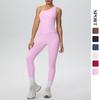 One-Shoulder Nude Yoga Suit - High Waist & Quick-Dry Fitness Set