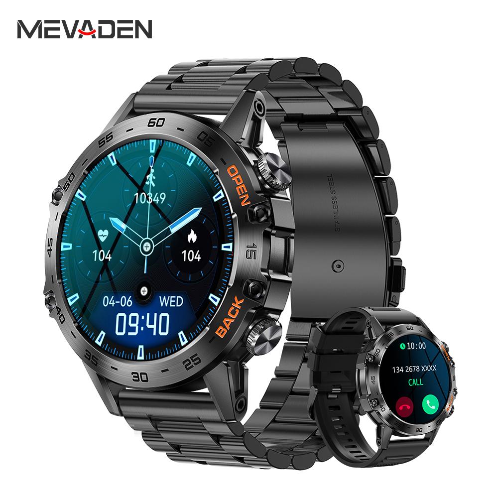 Melanda Bluetooth Call Smart Watch with 1.39" Display, Sports Fitness Tracker, IP68 Waterproof, 400mAh, Compatible with Android and iOS