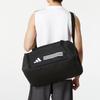 New Adidas Essential Recycled Material Polyester Handheld Gym Bag Medium Size Unisex Black & White IP9862