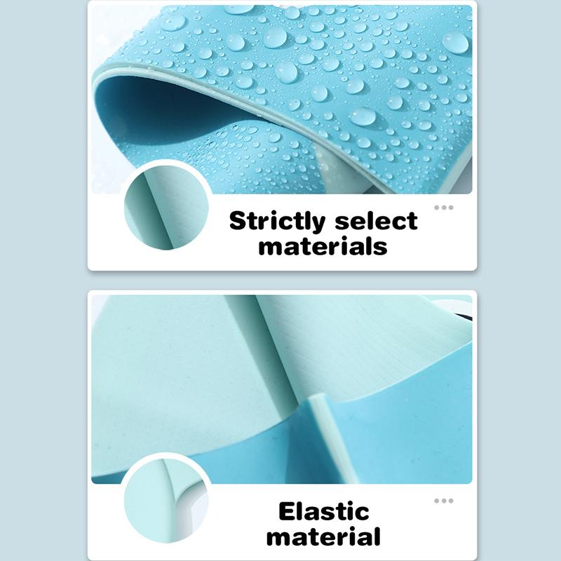 Niedliche Cartoon Fisch Dino Silikon Badekappe für Kinder Ohrenschutz Badehut für Jungen Mädchen Kinder Schwimmbadzubehör