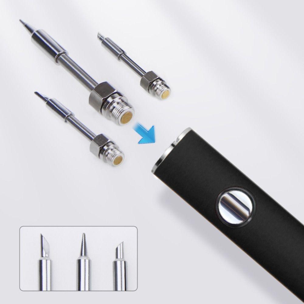 Wireless Electric Soldering Iron USB Fast Charging Adjustable Voltage Wireless Electric Iron Solder Digital Display