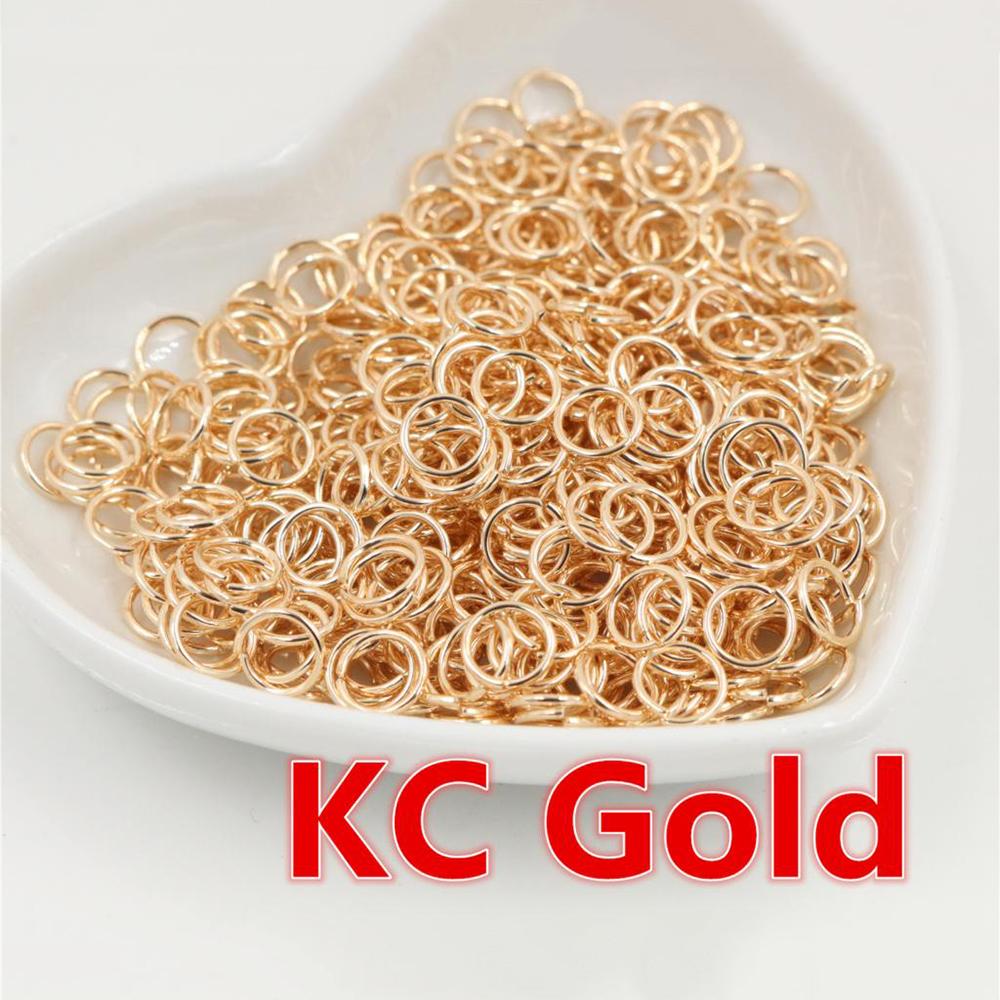 200pcs/Lot 3/4/5/6/7/8/10/12mm Metal DIY Jewelry Findings Open Single Loops Jump Rings & Split Ring for jewelry making
