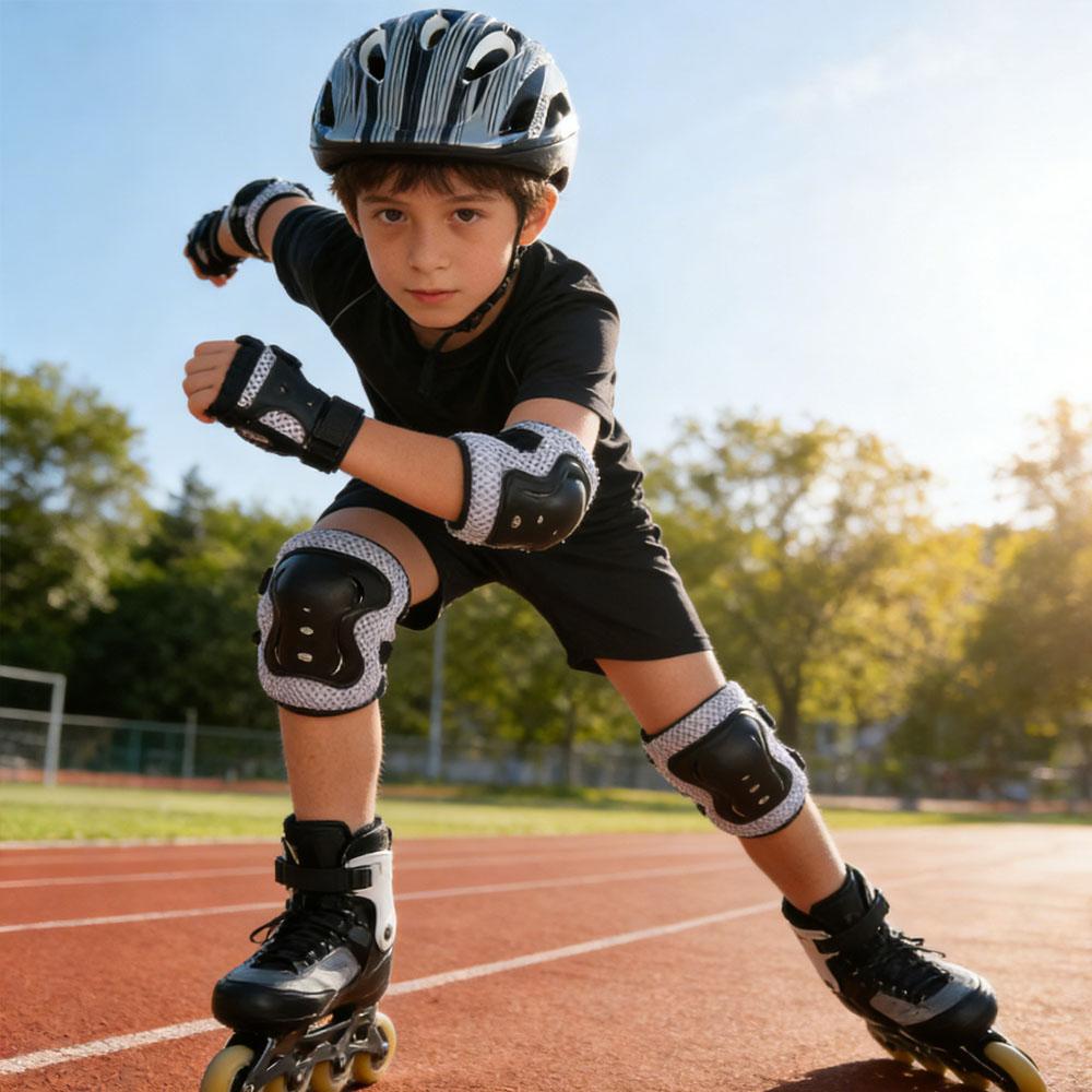 Kids Knee Pads and Elbow Pads Guards Protective Gear Set Safety Gear for Roller Skates Cycling Bike Skateboard Sports