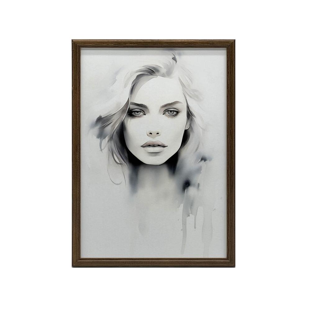 Schöne Frau Schöne Frau, 50X70 Cm, Ohne Rahmen, Mattes Papier 230 Gsm