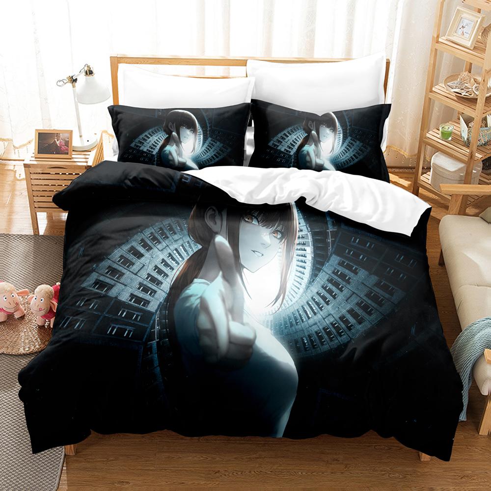 3D Print Anime Chainsaw Man Bedding Sets Duvet Cover Set With Pillowcase Twin Full Queen King Bedclothes Bed Linen Home Textiles