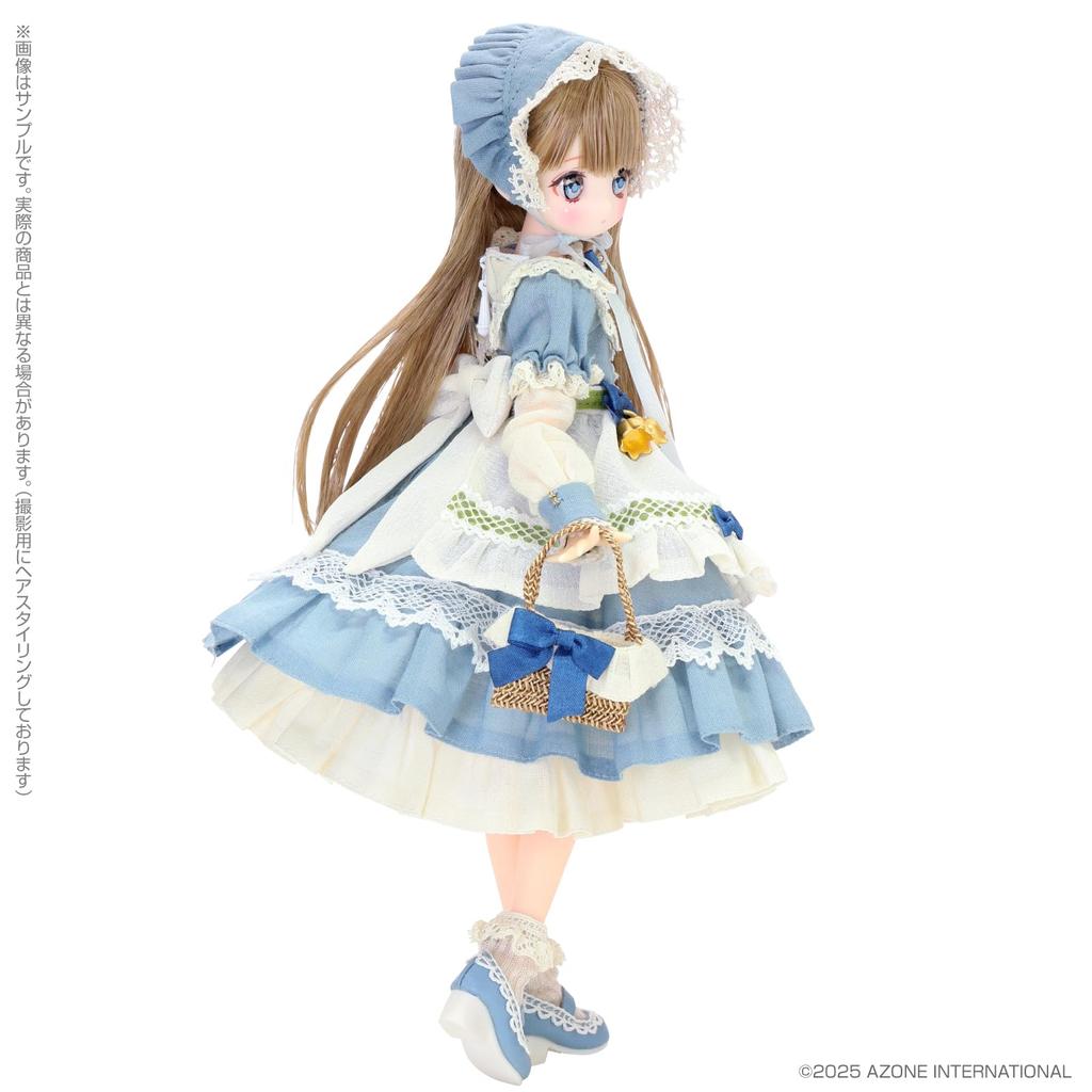 AZONE INTERNATIONAL Iris Collect Petit Ruchiru Flowers of Serenity Myosotis Painted Movable Doll 1/6 / (Blue Ver.)