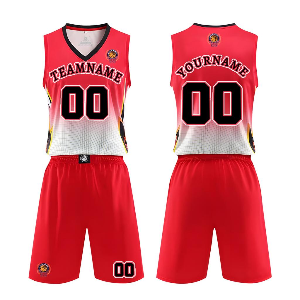 Mens Sleeveless Basketball Jersey and Shorts Set Quick Dry Athletic Uniform for Training Competition School Team