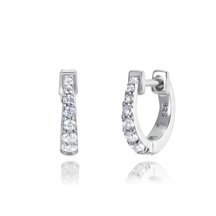 PETIT ONE TOUCH HOOP EARRING