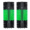 Livestock Scratching Brush, 2PCS Goat Scratcher Brush Post with 8 Screws, 430 X 190 Mm Cow Scratcher for Back Itch Relief, Massage Grooming Scratch