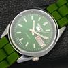 AUTOMATIC VINTAGE REFURBISHED SEIKO 5 JAPAN MENS GREEN DIAL WATCH a440535-9 Sk-a440535-1
