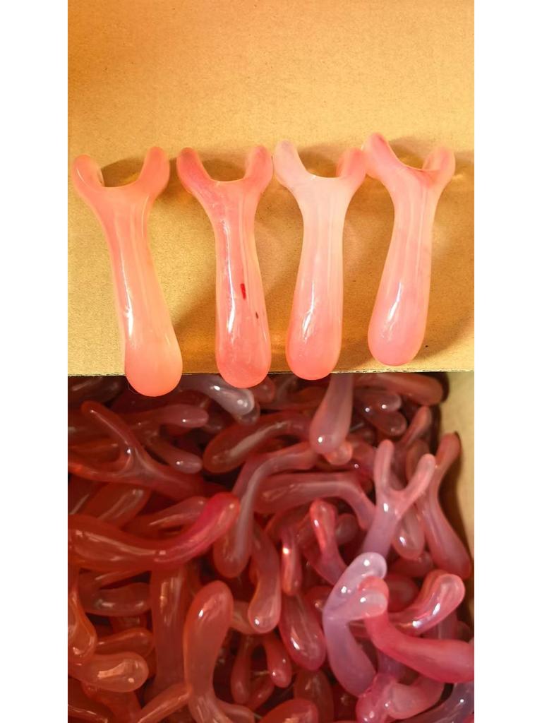 Natural Resin Double-Sided Gua Sha Facial Lifting and Firming Massager for Face, Neck, and Shoulders