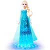 Mattel Disney Singing Doll Elsa Light Up Multilingual Blue