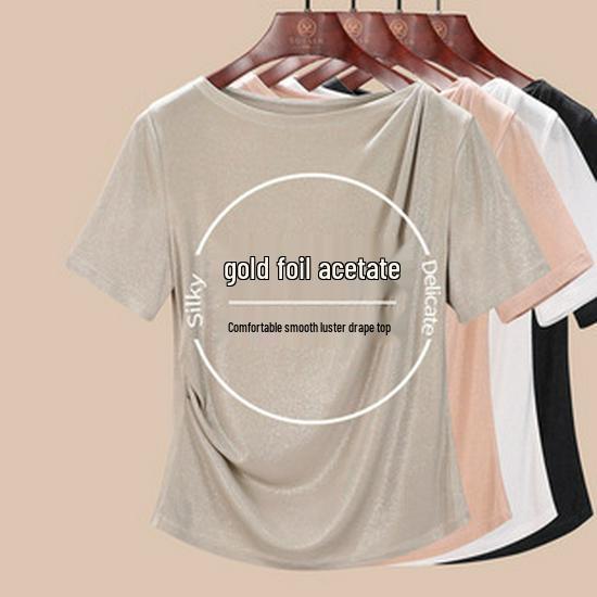 Women's Merino Wool Summer Base Layer: Black Long Sleeve Round Neck Slim Fit T-shirt (2025 Collection)