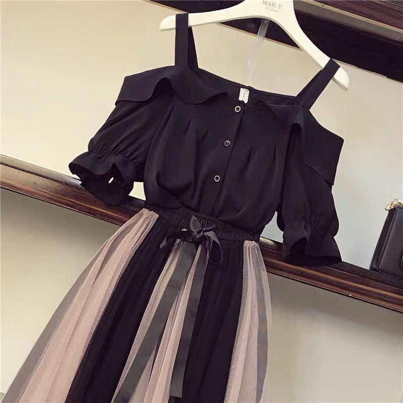 Plus Size Spring/Summer 2021 Slimming Fashion Dress Set for Women