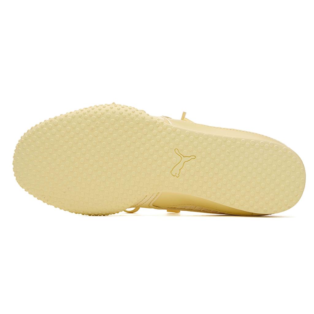 Puma Bella V2 Glam Spring Summer Cool Thin Sole Training Wrinkled Silk Satin Casual Low Top Shoes Unisex Sneakers Spring-Yellow 406796-02