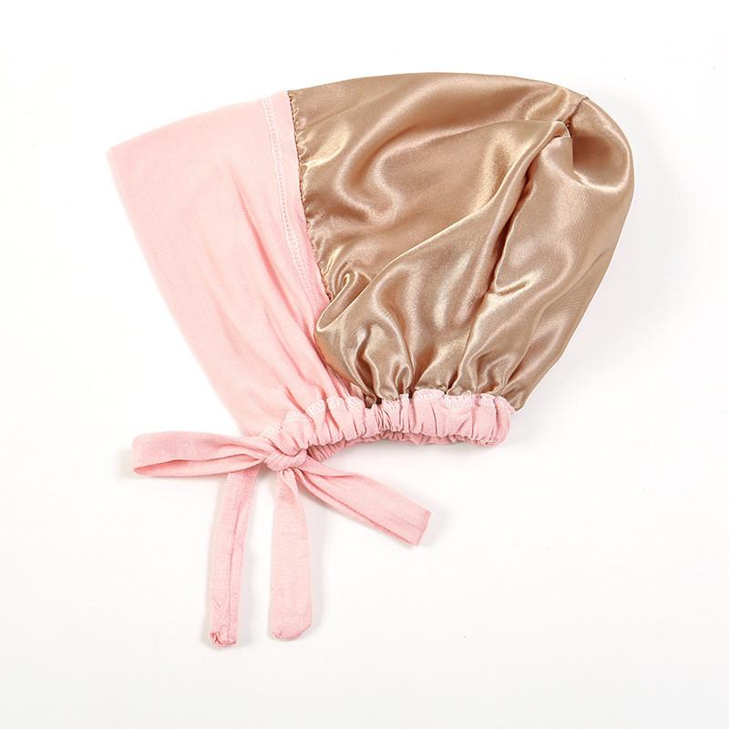 

Casual Solid Color Cotton Head Cover With Elastic Band For Men Women And Kids StyleN