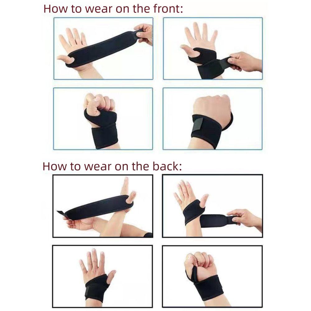 Adjustable Wristband Breathable Sport Support Wrap Wrist Support Wrist Brace Carpal Tunnel Relief